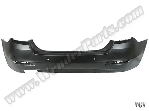 BMW 5 Serisi F10 2009-2016 Tampon Arka; Park Sensörlü, Çift Egzoz Çıkışlı Egzoz Çıkışlı | WENDER BA51127332764