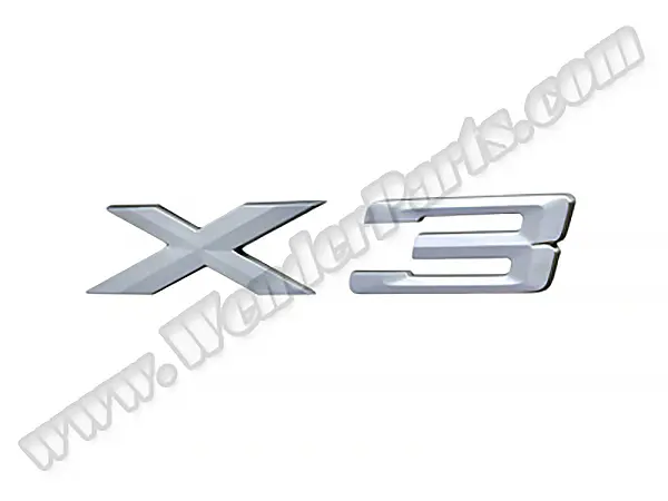 BMW X3 E83 Bagaj Yazısı -X3- | WENDER BA51143330132