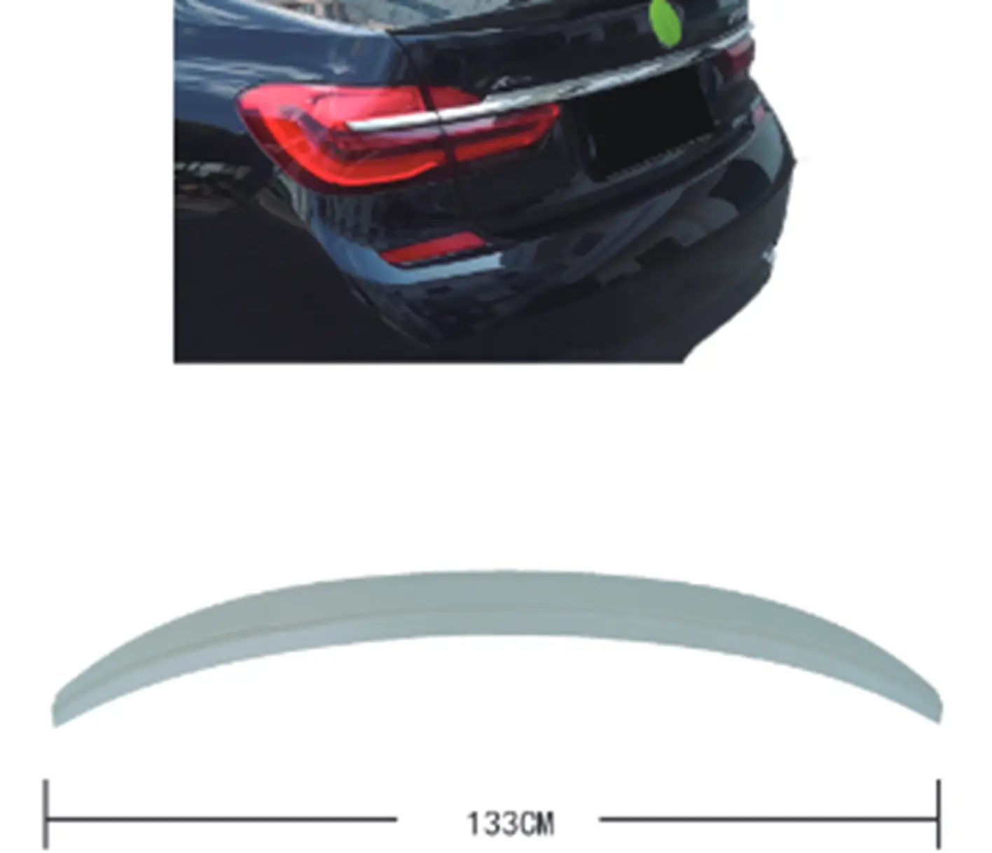 BMW 7 Serisi G12 Bagaj Spoyleri -///M-Performance- | WENDER BA51192361307