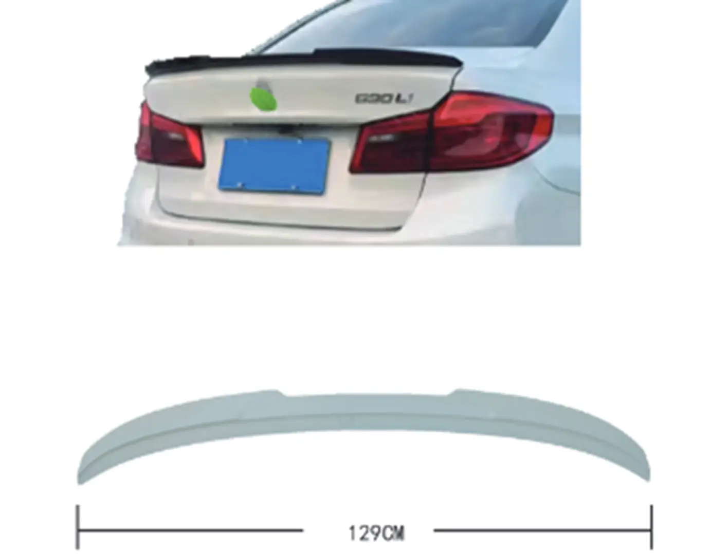 BMW 5 Serisi G30 2016-2018 Bagaj Spoyleri | WENDER BA51628072669