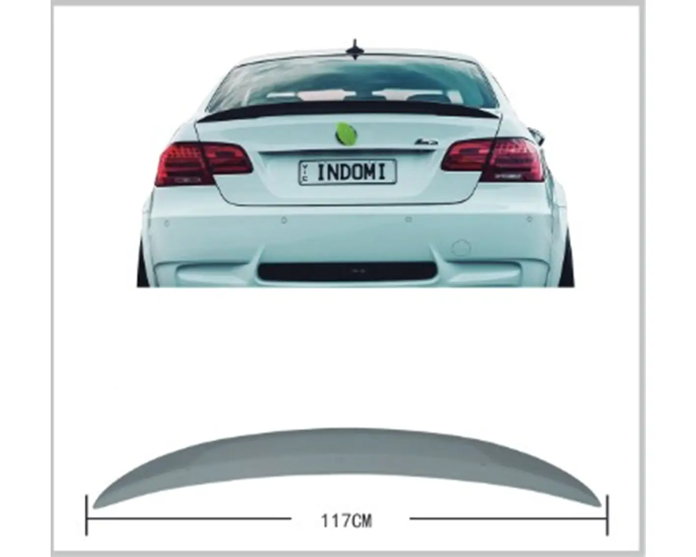 BMW 3 Serisi E92 2005-2013 Bagaj Spoyleri -///M-Performance- | WENDER BA51710443130