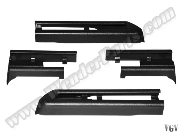 BMW 7 Serisi F01 Koltuk Ray Kapağı Sol+Sağ Siyah | WENDER BA52109175063S4