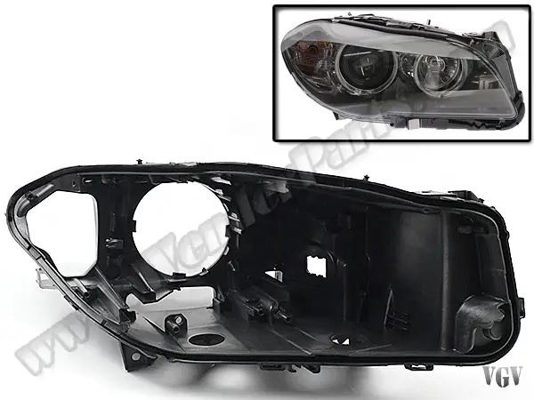 BMW 5 Serisi F10 2009-2016 Far Kasası Sağ (Halojen) 2010-13 | WENDER BA63117203240P2