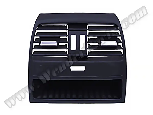 BMW 7 Serisi F01 LCI Klima/Kalorifer Izgarası Arka Nikelajlı Siyah | WENDER BA64229113688