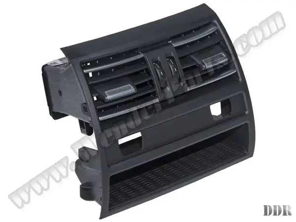 BMW 5 Serisi F10 LCI Klima/Kalorifer Izgarası Arka (Komple) Nikelajlı Siyah Isıtmalı Arka Koltuk | WENDER BA64229158312C