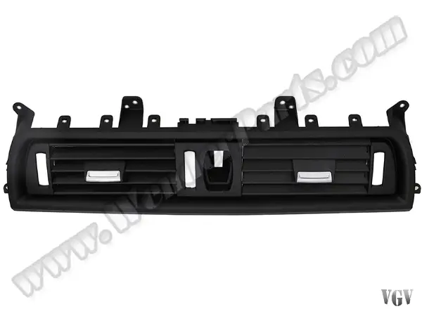 BMW 5 Serisi F10 LCI Klima/Kalorifer Izgarası Ön Orta Siyah | WENDER BA64229166885