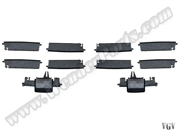 Mercedes ML W166 Klima/Kalorifer Izgara Tamir Takımı Set:12ad Arka Siyah | WENDER MA1668300554RK