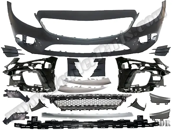 Mercedes C Serisi W205 2015-2020 Komple Tampon Ön; Park Sensörlü | WENDER MA2058802305S1