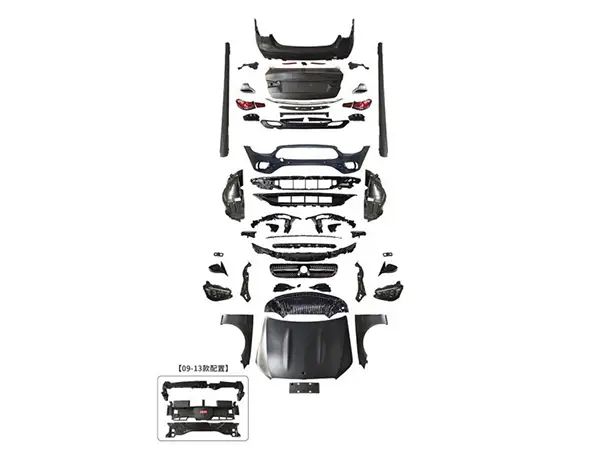 Mercedes E Serisi W212 2009-2016 Komple Gövde Kiti [2009-12 DONUSUM => W213] Park Sensörlü: Ön, Çift Egzoz Çıkışlı (Tek+Tek) Egzoz Uçlu, Marşpiyelli, Panjururlu, Kaput/Çamurluk/Bagaj Kap., Aynalar, Far/Stop | WENDER MA2122203