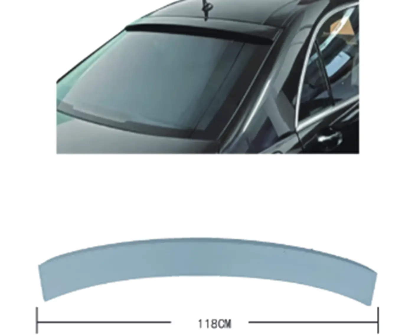 Mercedes S Serisi W221 2006-2013 Tavan Spoyleri | WENDER MA2217930088
