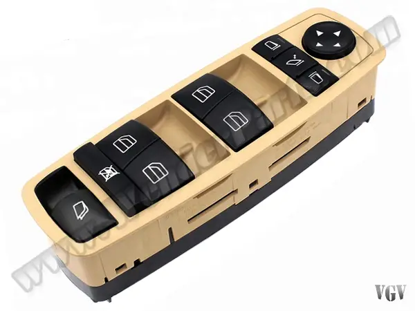 Mercedes GL Serisi X164 Cam Düğmesi Ön Sol Bej; Katlamalı Ayna | WENDER MA2518300590BG