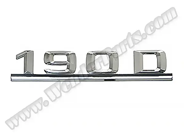 Mercedes 190 W201 Bagaj Yazısı -190D- | WENDER MN2018172115