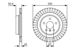 BMW F70 118 Fren Diski Arka | BOSCH 0986479C95