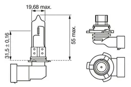 BMW E38 7 Serisi Uzun Huzmeli Far Ampulü | BOSCH 1987302807