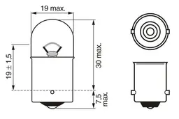 BMW E39 5 Serisi Arka Lambası Ampulü | BOSCH 1987302815