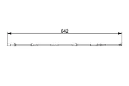 BMW F45 220i Fren Balata Fişi Arka | BOSCH 1987473544