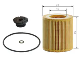 BMW F10 525Li 2.0i N20 Yağ Filtresi | BOSCH F026407175