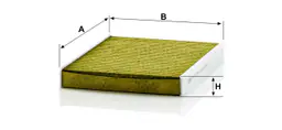 BMW 7 Serisi F01-F02 740i N55 Polen Filtresi | MANN FP 2533-2