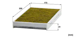 BMW 5 Serisi E60 520d N47 Polen Filtresi | MANN FP 3139