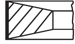 BMW 5 Serisi E39 M51 Segman Seti 80.25mm 025 | MAHLE 082 62 N1