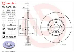 BMW X1 Serisi F48 sDrive 18 d Ön Fren Diski Havalandırmalı | BREMBO 09C35011