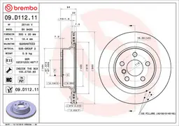 BMW 3 Serisi G21 320 d Arka Fren Diski Havalandırmalı | BREMBO 09D11211