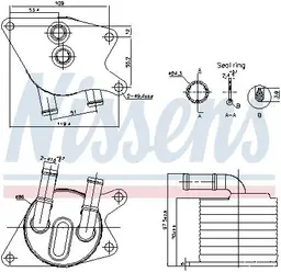BMW 2 Serisi F45 Active Tourer 2013-2018 B47 Şanzıman Yağ Soğutucusu | NISSENS 91398