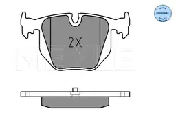 BMW 3 Serisi E46 1997-2006 Fren Balatası Arka | MEYLE 025 214 8717