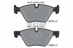 BMW 1 Serisi E81 2007-2011 Fren Balatası Ön | TEXTAR 2379401