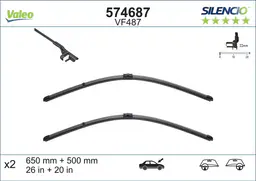 BMW X3 Serisi F25 Silecek Süpürgesi | VALEO 574687