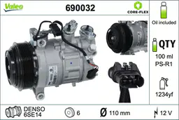 Mercedes C Serisi W205 M274 Klima Kompresörü | VALEO 690032