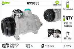 BMW X5 Serisi E53 M54 Klima Kompresörü | VALEO 699053