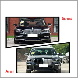 BMW 7 Serisi G11 2016-2022 Komple Gövde Kiti [DONUSUM => G12] PDCli:Arka, <OO-OO> Egz.Uçlu, Mrşp-li, Panj-lu, Kaput/Çamurluk, Far/Stop 2015-18 | WENDER BA0112201
