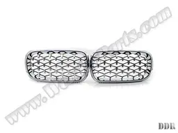 BMW X5 F15 2014-2018 Panjur (Set) Krom/Krom/Siyah -Diamond- 2014 | WENDER BA0153163
