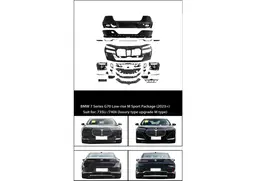 BMW 7 Serisi G11 2016-2022 Gövde Kiti [DONUSUM => 760i] PDCli:Arka, <O-O> Egz.Çıkışlı -M-Tech- 2022- | WENDER BA2702100