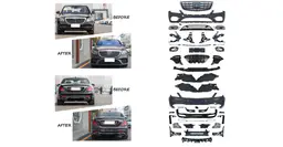 Mercedes S Serisi W222 2013-2021 Gövde Kiti Park Sensörlü: Arka, Çift Egzoz Çıkışlı (Tek+Tek) Egzoz Uçlu, Panjururlu | WENDER MA2222109