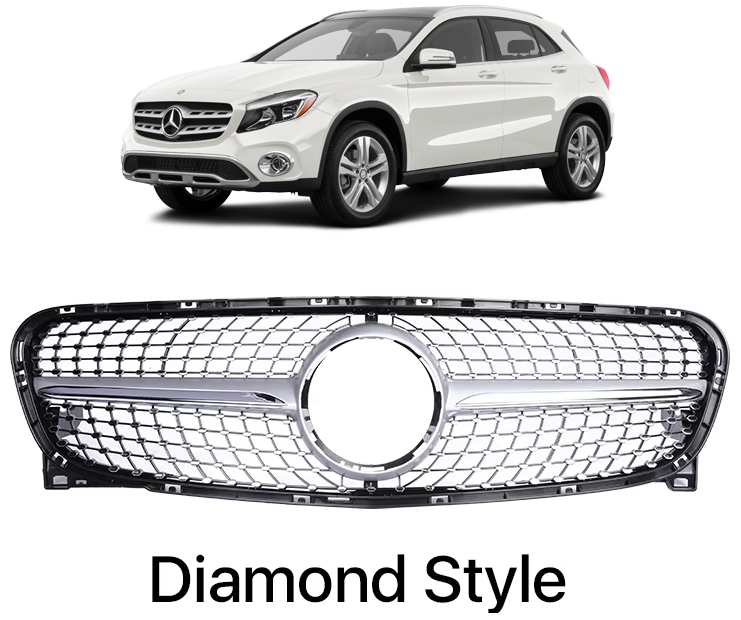 Mercedes GLA X156 Ön Panjur Diamond 2014-2016