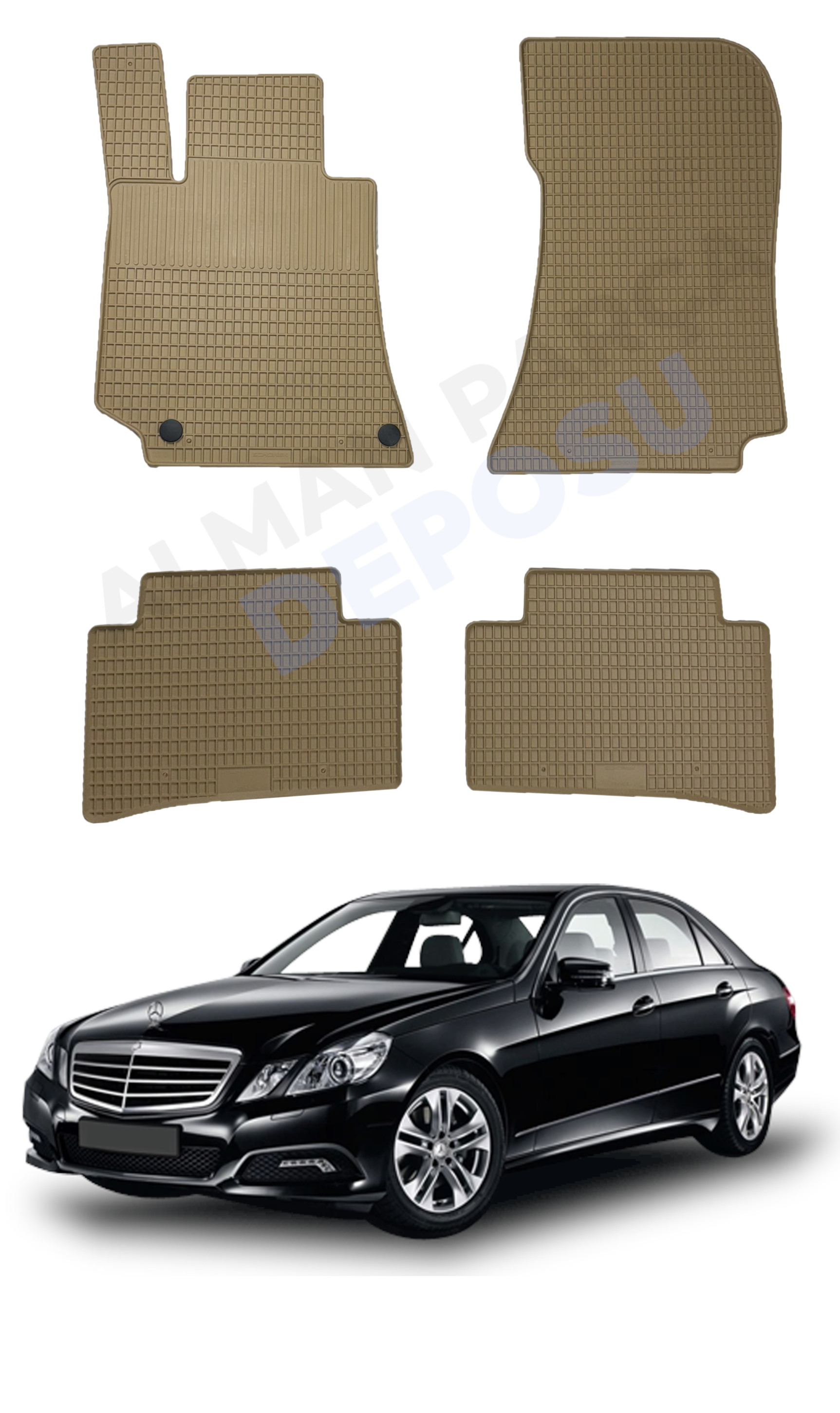 Mercedes W212 Lastik Paspas Siyah Koku Yapmaz Orijinal Kesim Schönek