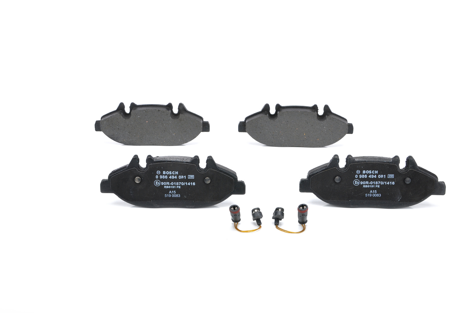 Mercedes W639 Vito 109CDI Fren Balatası Ön | BOSCH 0986494081