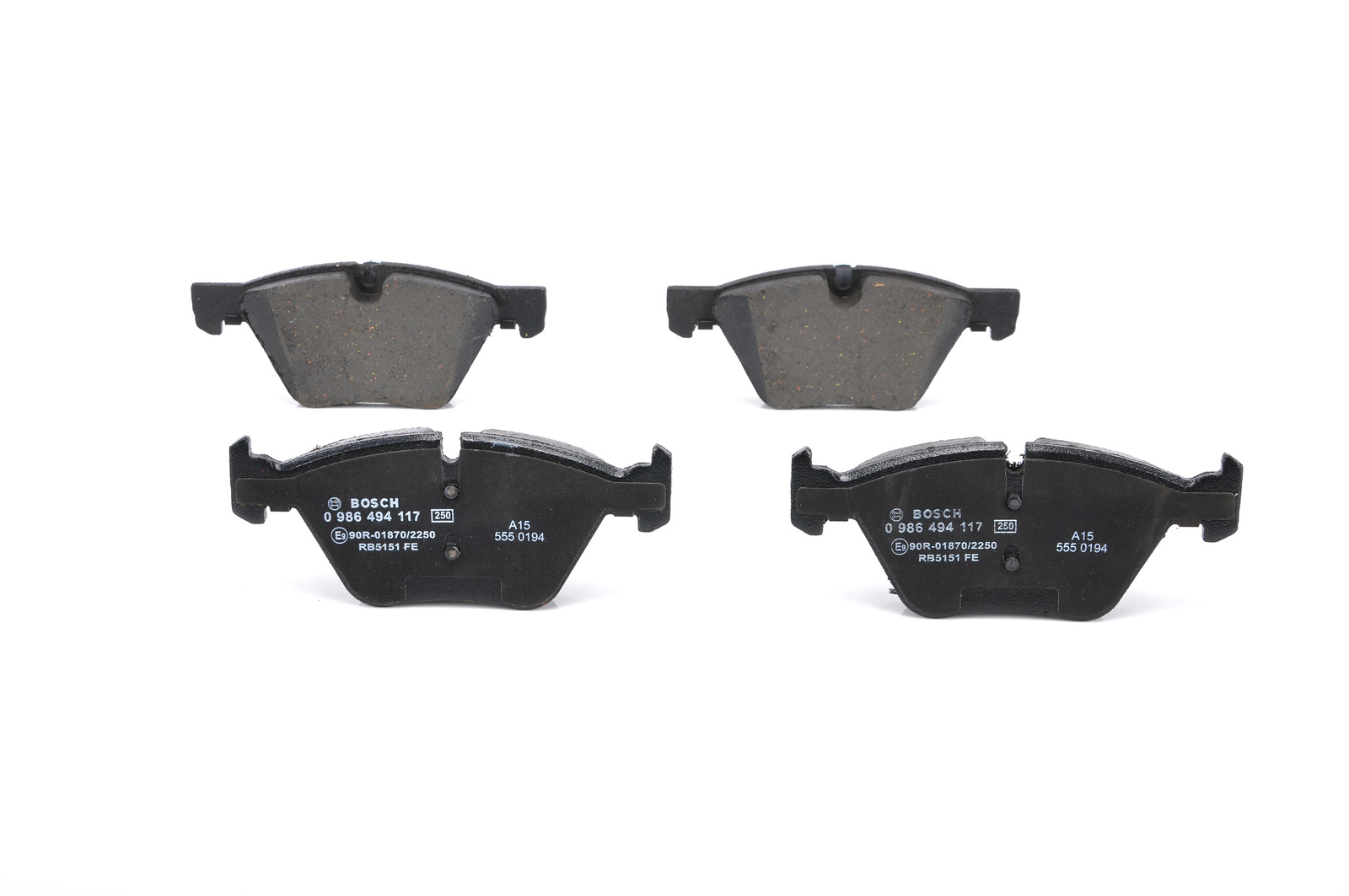BMW E90 318d Fren Balatası Ön | BOSCH 0986494117
