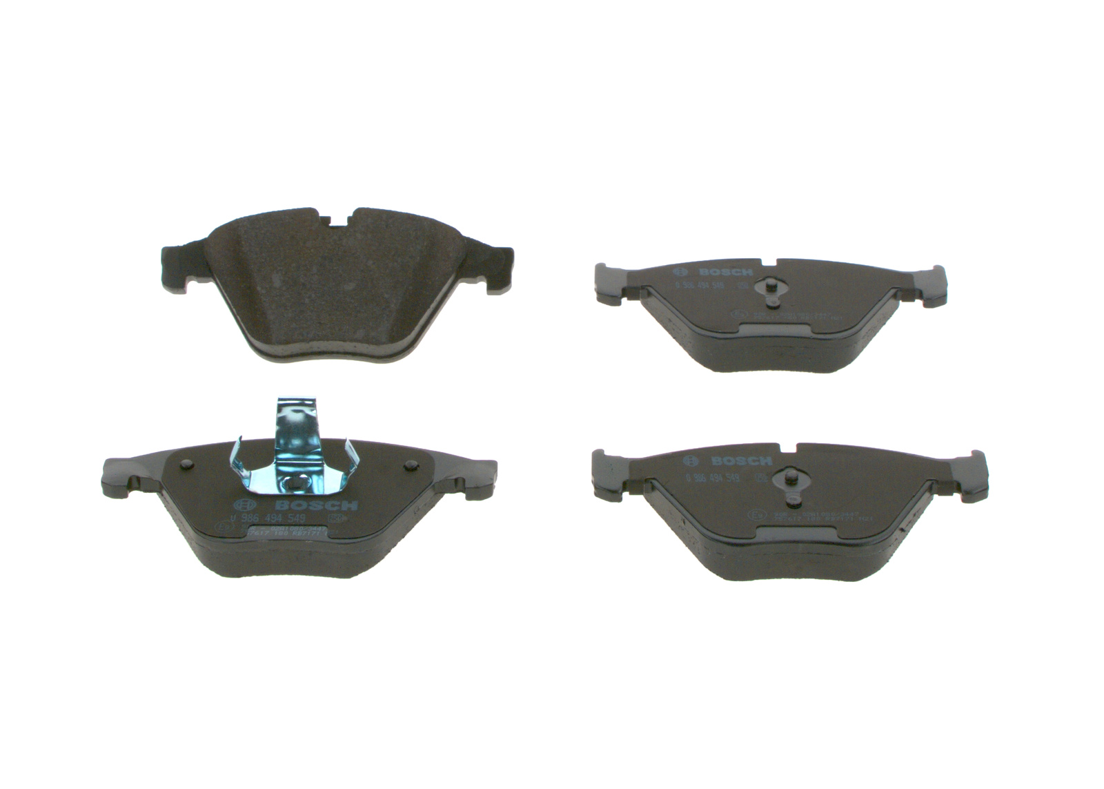 BMW E60 530Li Fren Balatası Ön | BOSCH 0986494549