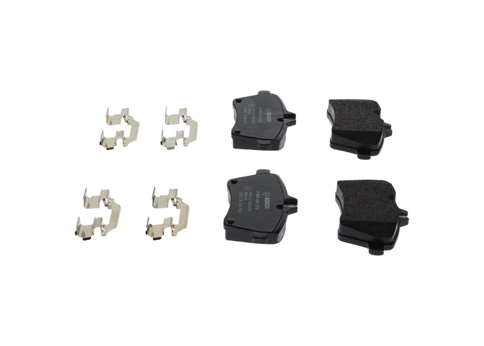 Mercedes W169 A Fren Balatası Ön | BOSCH 0986494570