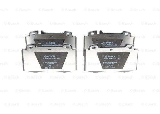 Mercedes W220 S Fren Balatası Ön | BOSCH 0986494576