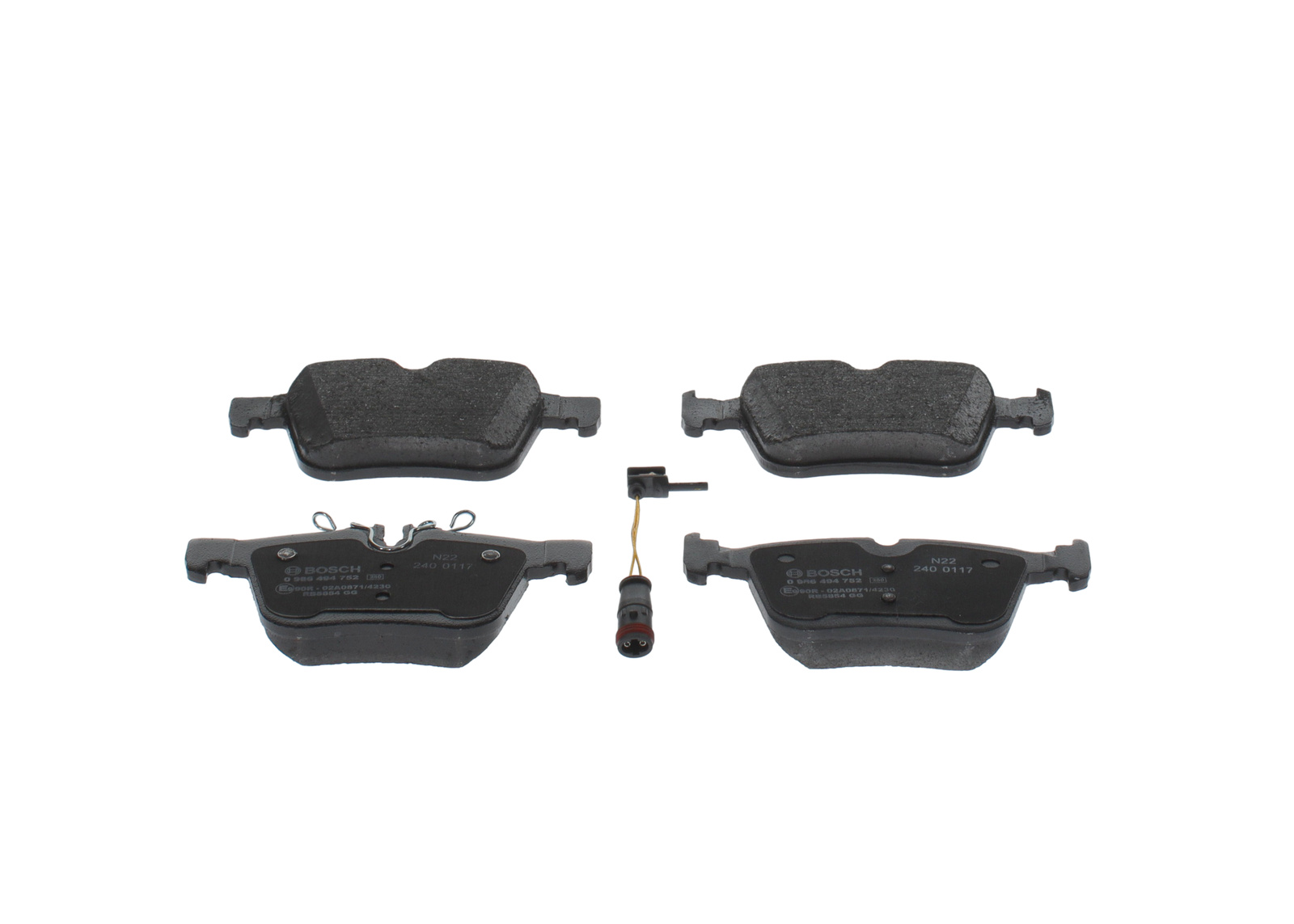 Mercedes W253 GLC 200 Fren Balatası Arka | BOSCH 0986494752