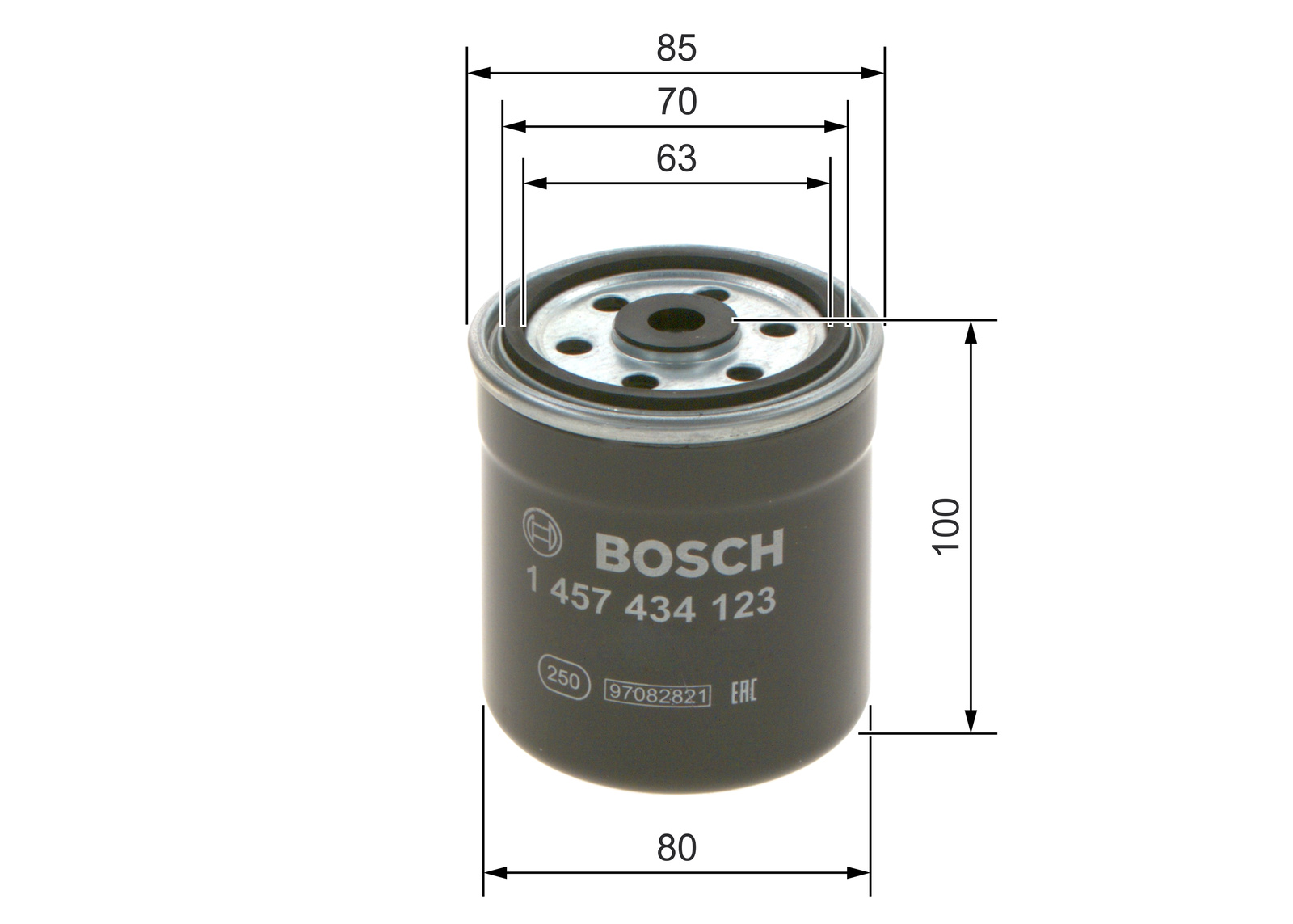 Mercedes W140 300SD TURBO OM603 Yakıt Filtresi | BOSCH 1457434123