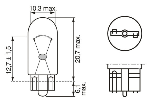 BMW E65 7 Serisi Yan Sinyal Lambası Ampulü | BOSCH 1987301095