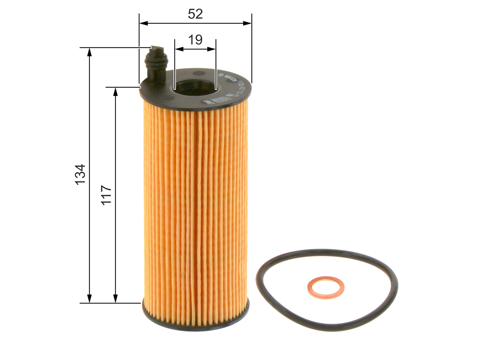 BMW F01 730d N57 Yağ Filtresi | BOSCH F026407123