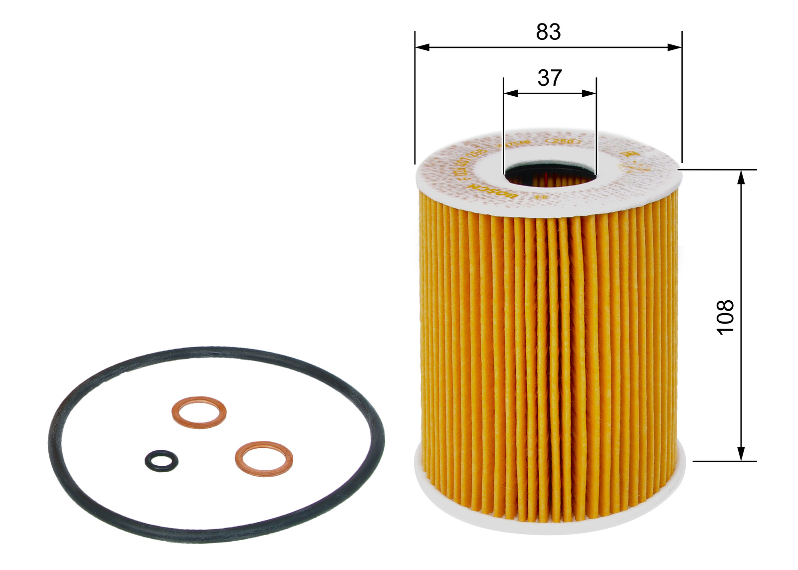 BMW E92 M3 S65 Yağ Filtresi | BOSCH F026407255