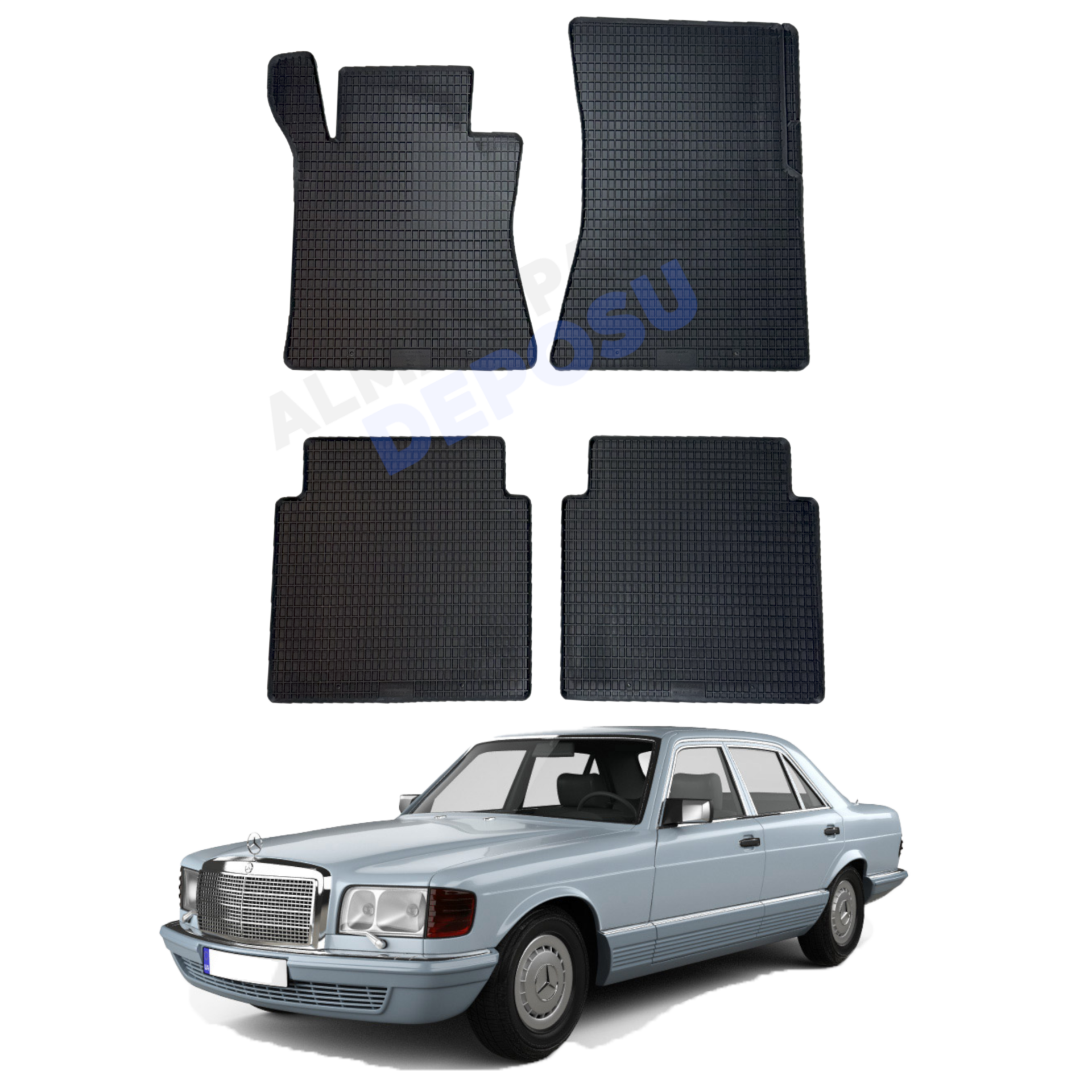 Mercedes W126 Lastik Paspas Siyah Koku Yapmaz Orijinal Kesim Schönek