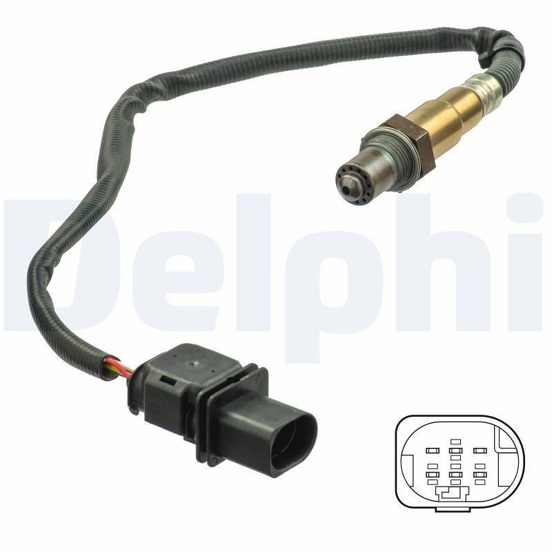 BMW 5 Serisi E60 M57 Oksijen Sensörü | DELPHI ES21159-12B1